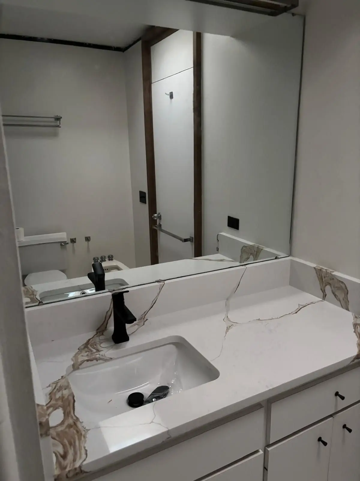 After: bathroom vanity upgrade