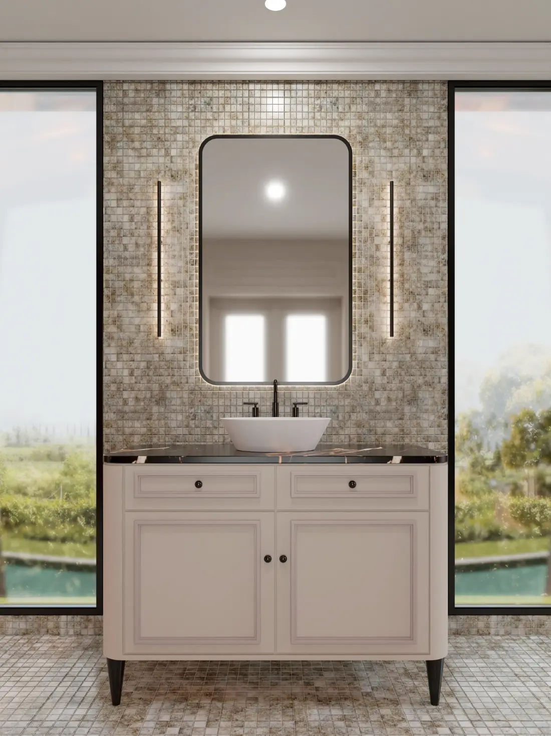 floating bathroom vanity