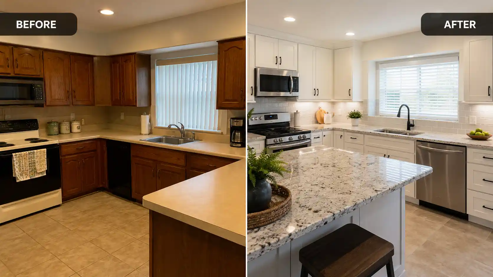 Countertop and flooring installation serving Davenport, FL