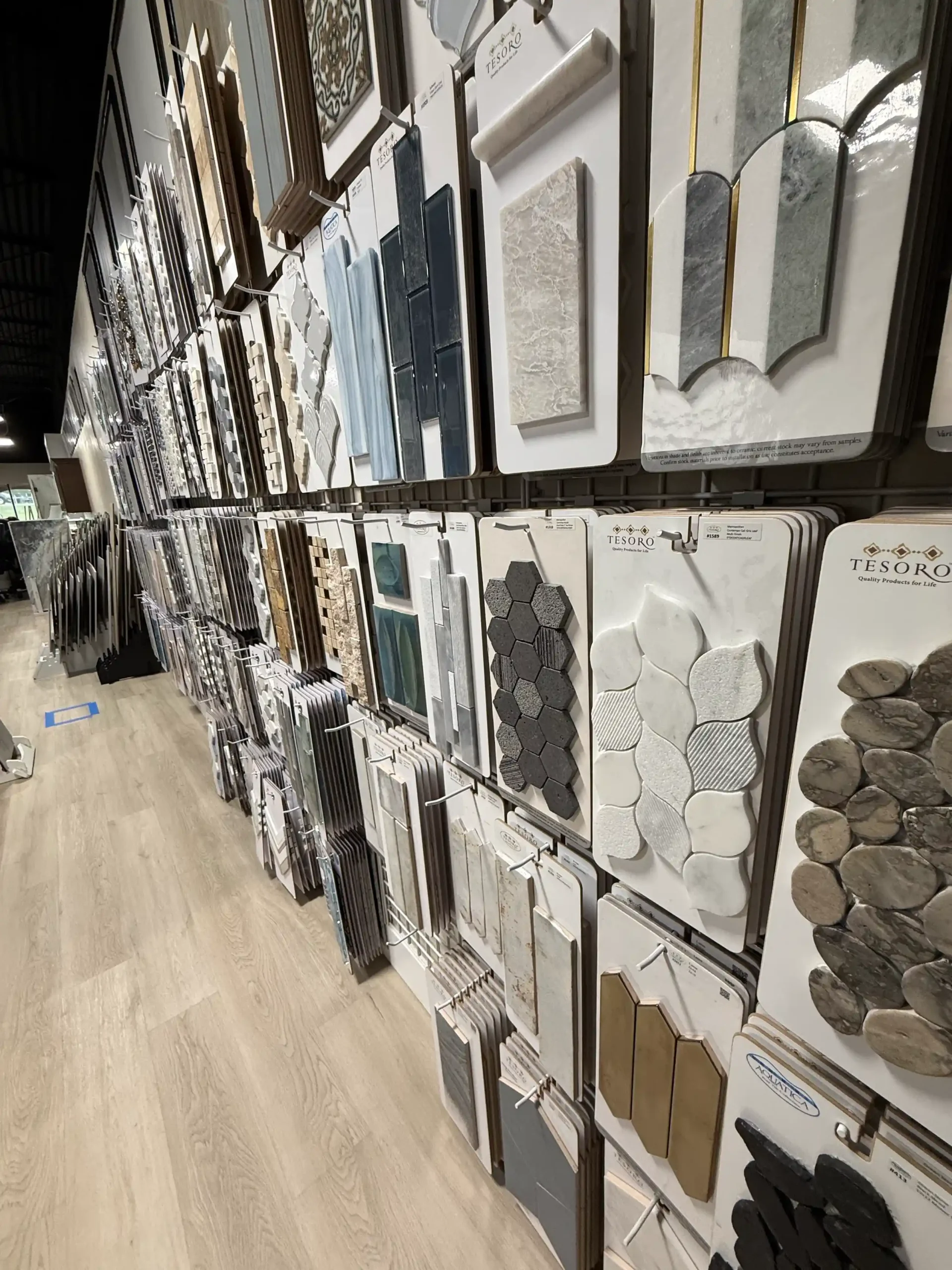 J&A Stone Designs Lakeland showroom interior