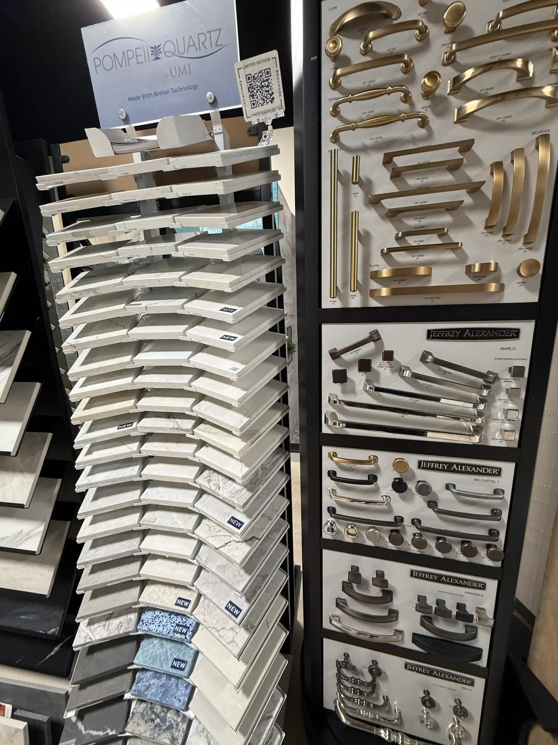 J&A Stone Designs Lakeland showroom display