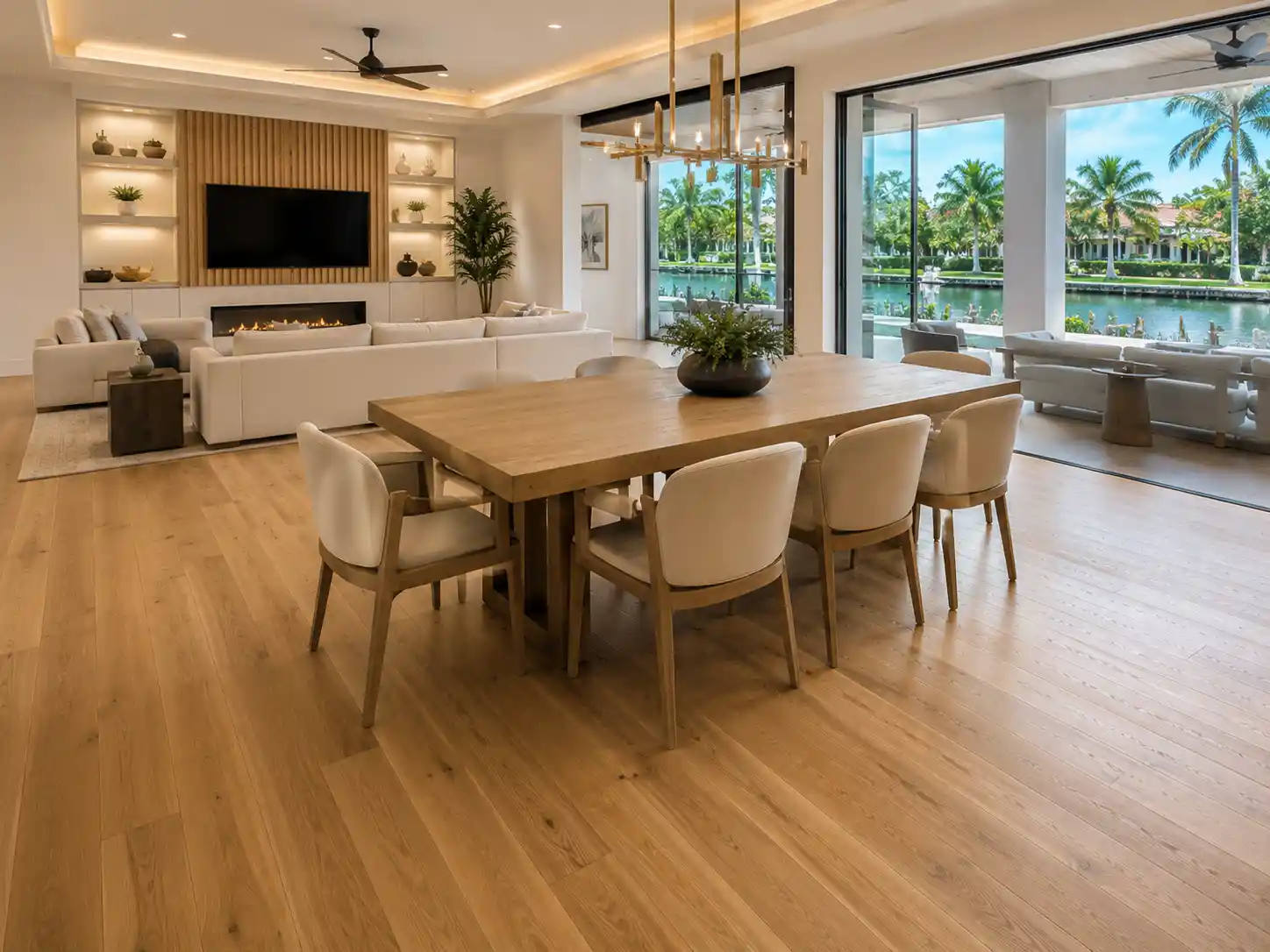 Hardwood installation by J&A Stone Designs